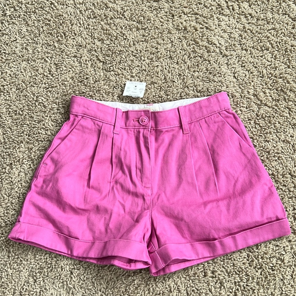 J Crew Crew Cuts Pleated Shorts